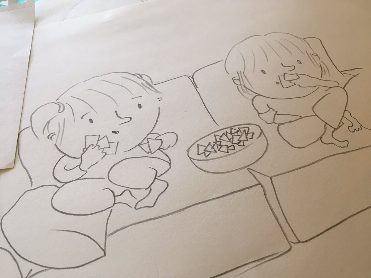 whereareusimon's tweet photo. A little work in progress though in progress to what I’m not sure... #illustration #scribbles #drawing #workinprogress #kidlitart https://t.co/TyMkNeFgU5