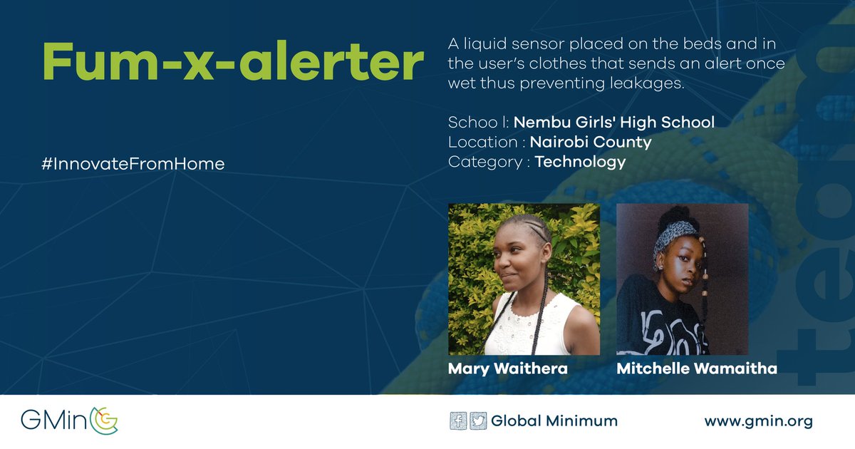 InnovateKenya's tweet photo. Next team on the 'stage' is Fum-x-alerter.

#InnovateFromHome #GirlsinSTEM #WomeninTech https://t.co/u455roPYAn