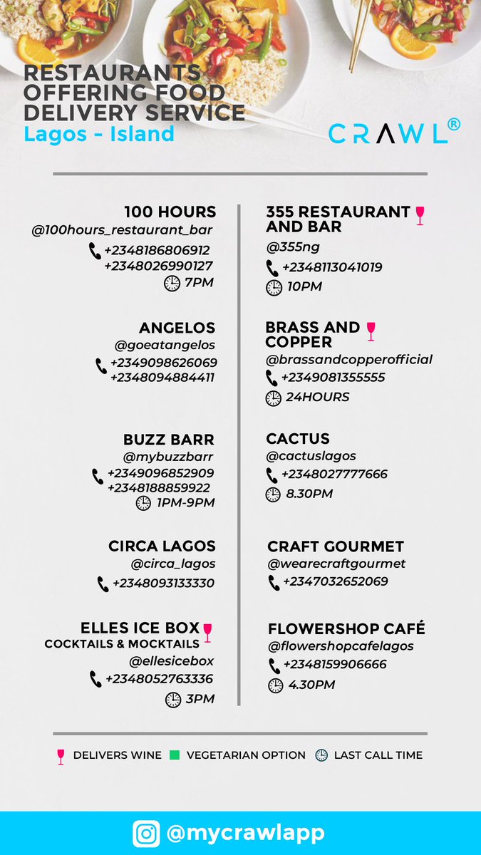 Visit this link and Dine Out At HOME: mailchi.mp/9ad0f7f49ce6/d…

These luxury Restaurants are willing to come right to your door step!

#CRAWL
