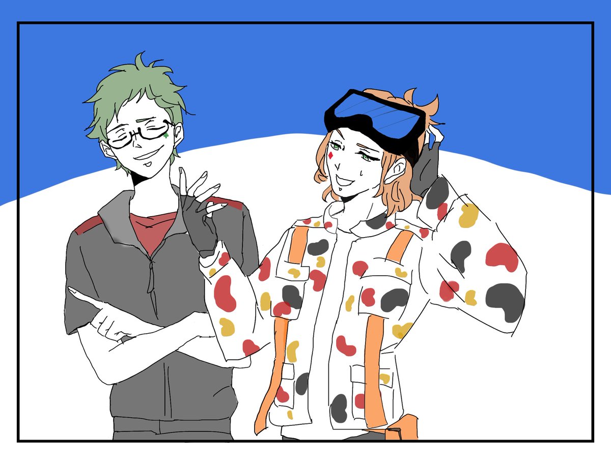 遅くなったけど豆行事のこの2人最高でしたね♣️♦️

#ツイステファンアート 