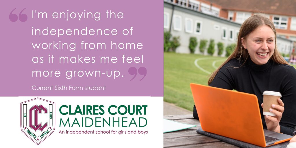 clairescourt's tweet photo. “I’m enjoying the independence of working from home as it makes me feel more grown-up.”
Whilst distance learning is challenging, it has proven to be a useful exercise for our Sixth Form students in preparation for independent study at higher education.
#DistanceLearning #WeAreCC https://t.co/wc0t2OjKYK