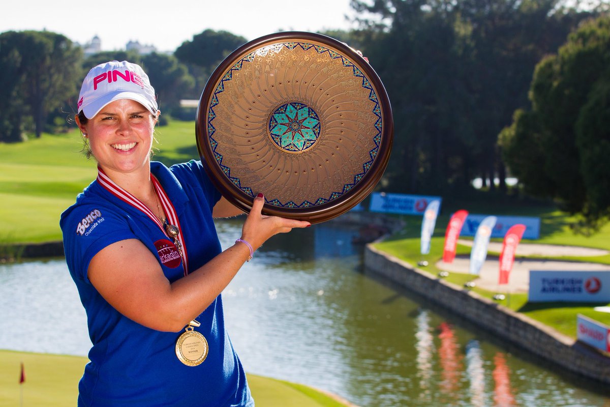 Heading back to 2014 &amp; when <a href="/Val_Derrey/">Valentine Derrey</a> won the Turkish Airlines Ladies Open 2014 at National Golf Club.

Great memories on Tour 🏆 🙌🏻

#LETReloaded #LETArchive