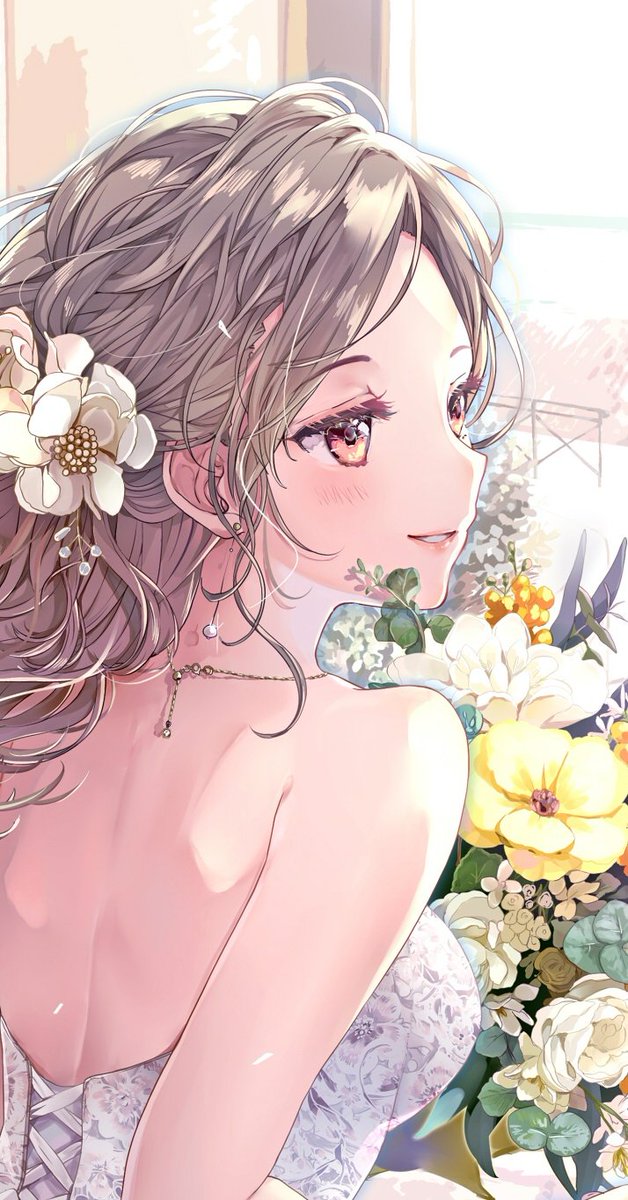 puracotte117's tweet image. 【結婚式が中止・延期になってしまった花嫁さんへ】
ささやかですが、イラストでお祝いをさせてください。この度はご結婚おめでとうございます。末永くお幸せに💐🌷🌸🌺