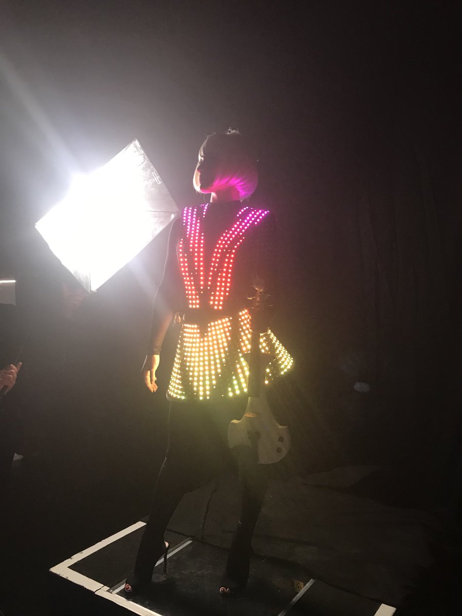 Looking back on my photo shoot from March before lockdown started. I’m really excited to get out and perform in my new LED dress later this year! Can’t really get away with wearing it to do my daily exercise!!