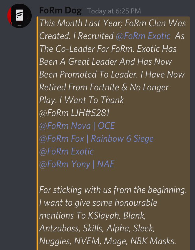 FoRmClan_'s tweet image. #FoRmUp