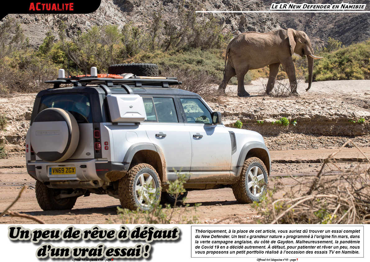 offroad4x4mag's tweet photo. Retrouvez le portfolio des essais TV du LR New Defender en Namibie dans le numéro 49 d'Offroad 4x4 Magazine.

➡️ Disponible UNIQUEMENT sur https://t.co/xyakFC9m1R

#4x4 #offroad #4wd #offroad4x4mag #offroadmag https://t.co/BqON5wxv8M