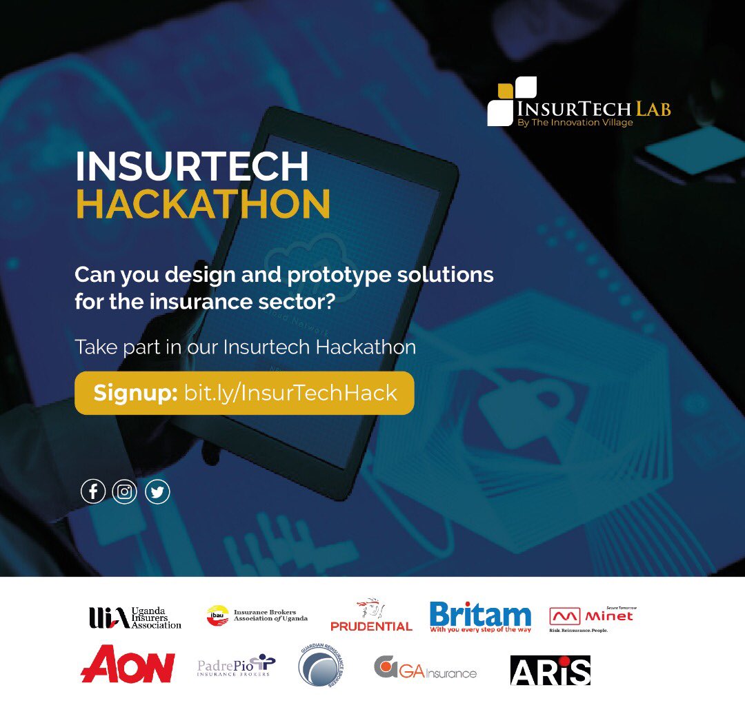 TIVInsurTech's tweet photo. Can you design and prototype innovative solutions for the insurance sector?
We have organized a Customer Engagement Solutions #InsurtechHackathon where you will be tasked to create solutions for the sector. Sign up by Friday, 8th May, 2020 to take part: https://t.co/ubY1AyoX8v. https://t.co/Tx9pK5KmhP