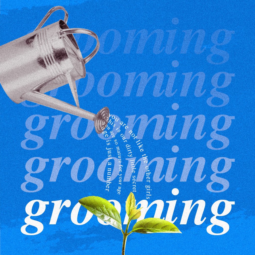 Sexual grooming is extremely common and dangerous. Know the signs and if you think you are being groomed or someone around you is, please seek help by calling a hotline or the proper authorities