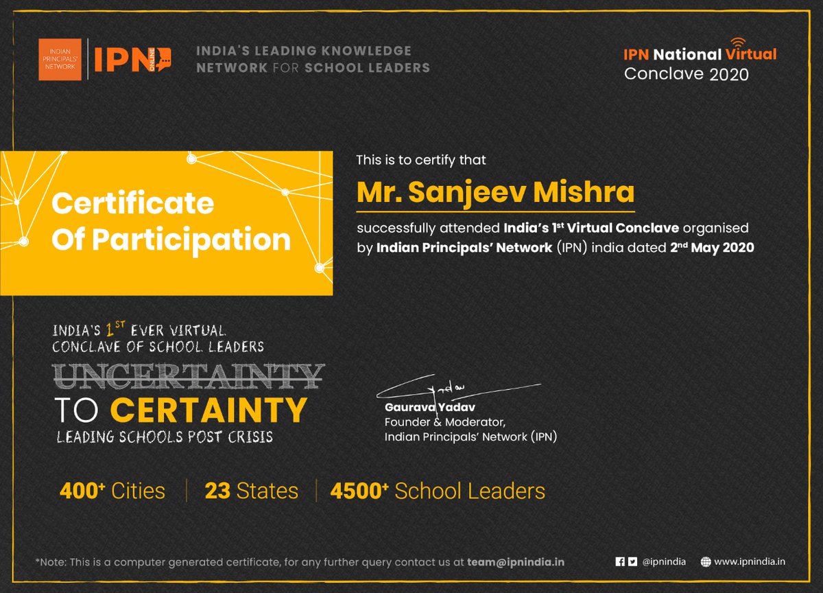 e5d8dc6105d246a's tweet photo. Proud participant of #ipnvirtualconclave.
Thank you @yadavgaurava @IPNINDIA https://t.co/1FqubRtuZ6