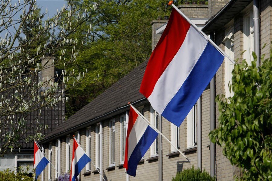 Today the flag waves for freedom. The Netherlands reflects on the vulnerability of 75 years of #freedom and pledges to work even harder to build a future with justice, peace and human rights for all #75years #wwII 📷 ANP/ Rick Nederstigt <a href="/NLinSudan/">NLinSudan</a> @NLinCAR <a href="/NLinChad/">NLinChad</a> <a href="/NLinEritrea/">NLinEritrea</a>
