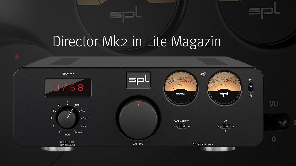 splhifi's tweet photo. #Review #splDirectorMk2
“The SPL Director Mk2 in its dual function as DAC and preamplifier is an excellent director in the sound chain and proves to be a high-end conductor for the HiRes orchestra.” @litemagazin
Read an English summary on our blog 👉 https://t.co/sCyElTJZEr https://t.co/oJzOeoo6nT
