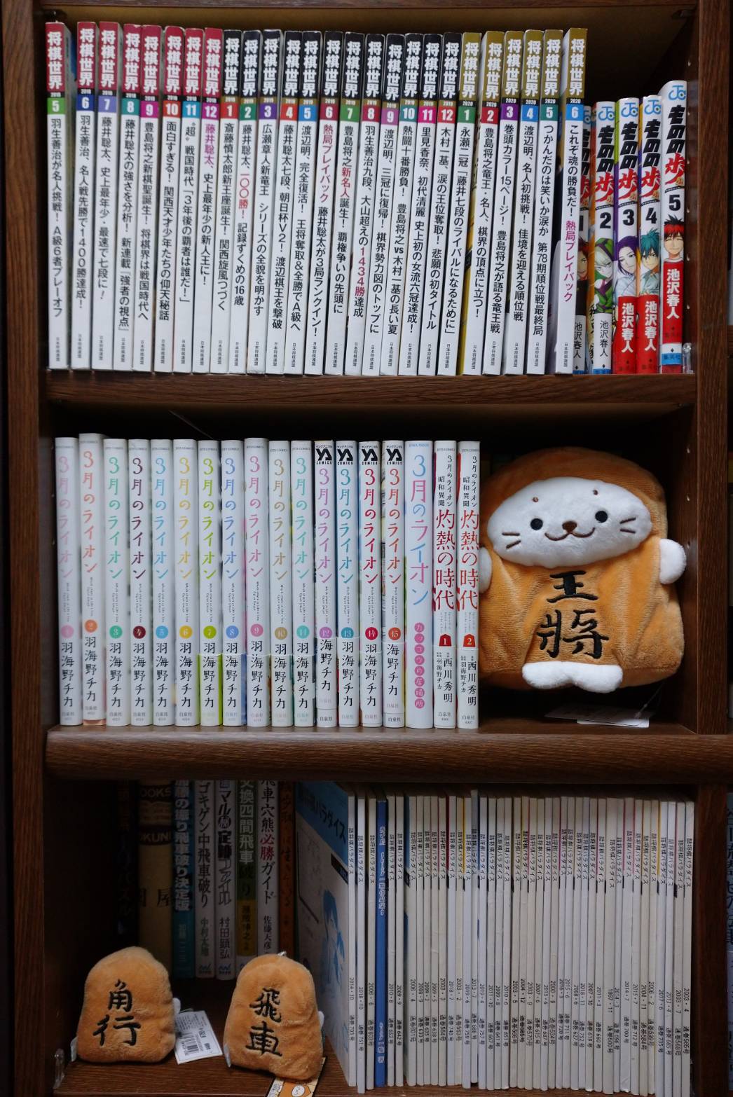 忍者服部 折田先生 Ageageshougiから回ってきました 将棋本棚つなぎ です 将棋世界毎月愛読してます タイトル戦の将棋や戦法講座や 詰め将棋などとても面白いです 次は奨励会時代に奨励会幹事 としてお世話になった西川先生 5g5agzwnugyjmio お願いし
