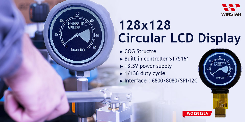 WinstarDisplay's tweet photo. Are you looking for circular #LCDdisplay? Check now https://t.co/WqWrBCwmTS #rounddisplay #displaysolution https://t.co/Ckyg8JQYRi