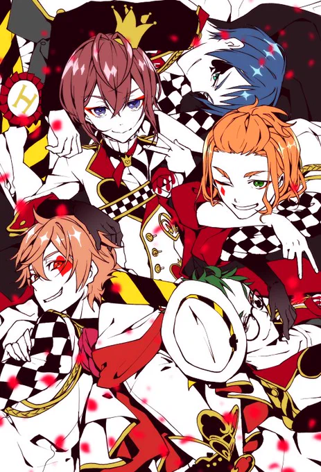 #ツイステファンアート 
ツイステ用の新しいアカウントもつくって
7寮も描き終わったのでまとめ
ハーツラビュル寮? サバナクロー寮 ?
オクタヴィネル寮 ?スカラビア寮? 