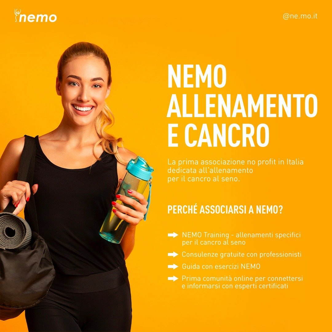 Nemo_AeC's tweet photo. Finalmente è possibile associarsi a NEMO - Allenamento e Cancro, la prima #noprofit italiana dedicata ad #allenamento e #cancro al seno, per #supportare le nostre #iniziative, e usufruire di #servizi #esclusivi (in #foto)
Per associarti, segui il link: ➡️ https://t.co/hOzGnYTuz4 https://t.co/HfTQMFlDVR