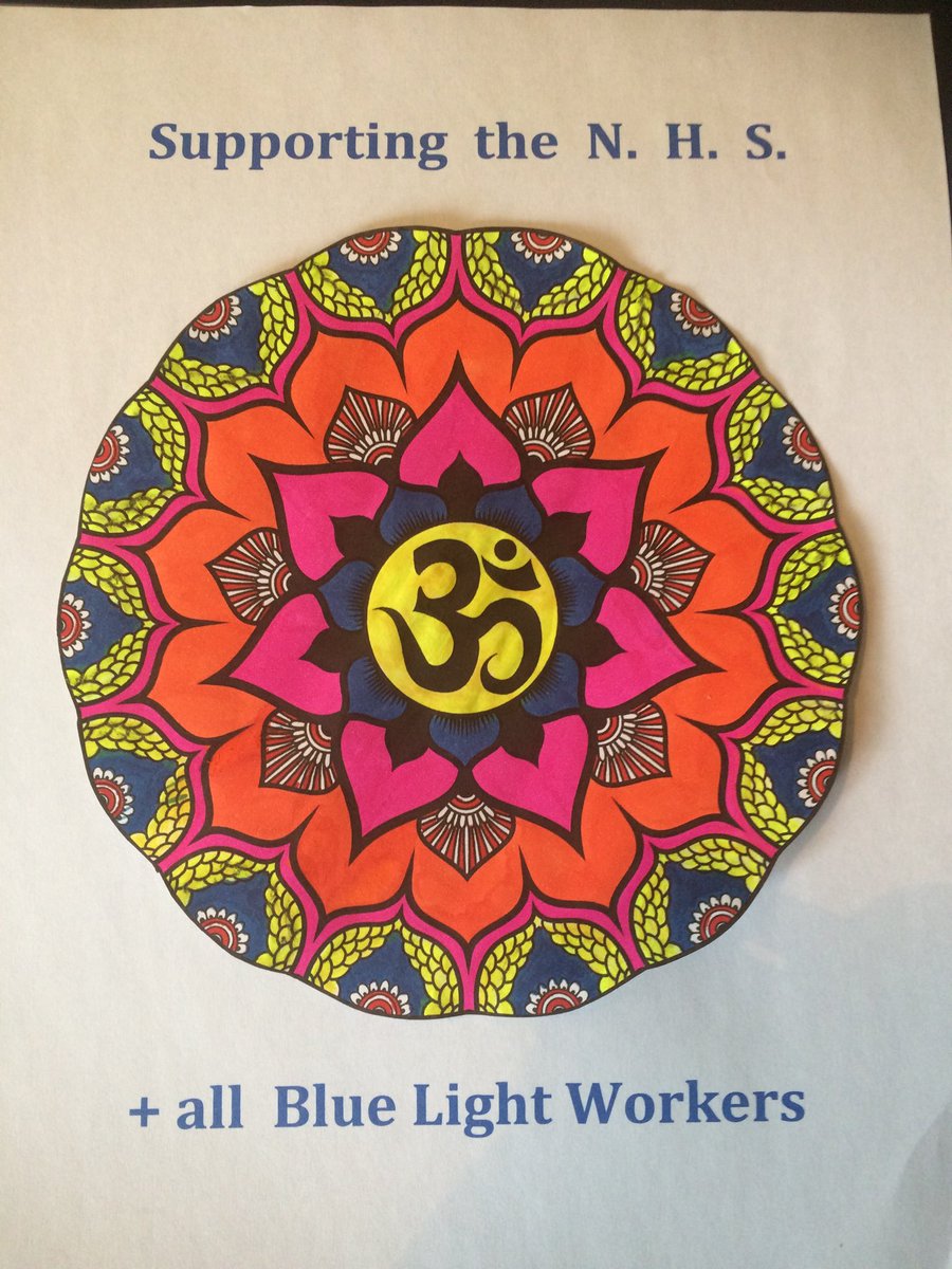 My latest mandala, only 3 hours to complete, almost a meditation very therapeutic