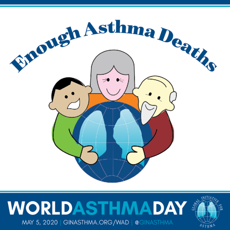 CMH_McCann's tweet photo. Today is World Asthma Day, and this year's theme is 'Enough Asthma Deaths'. This is an annual event organised by the Global Initiative for Asthma (GINA) to improve asthma awareness and care around the world. #WorldAsthmaDay2020 https://t.co/cPqK8L7fWI