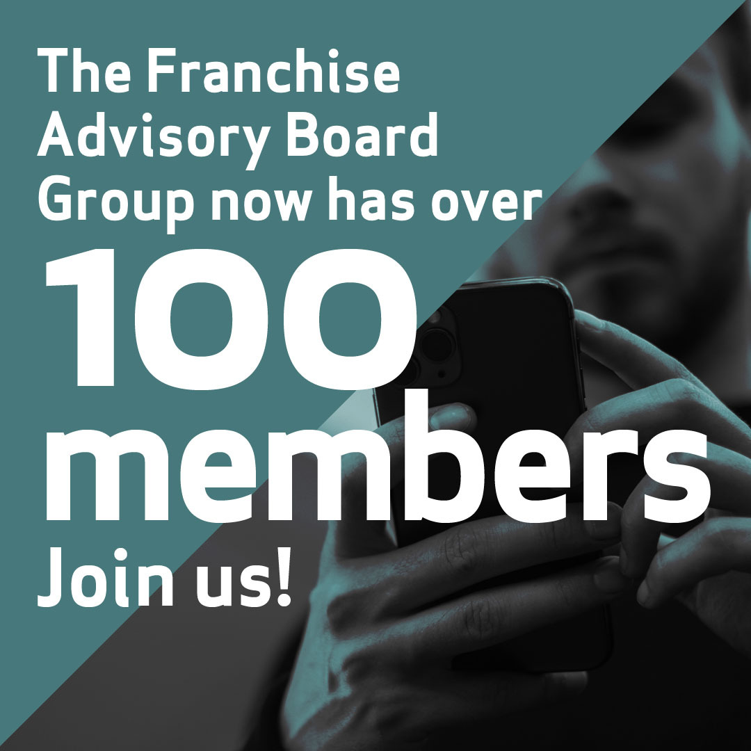 The Franchise Advisory Board Group now has over 100 members!

If you are a franchisor, get involved with the group here and join in with the weekly calls hosted by a panel of experts: facebook.com/groups/franchi…
