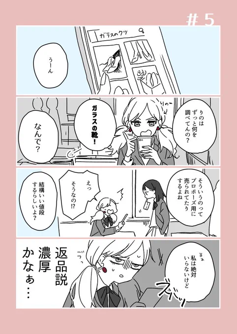 シンデレラのわすれもの⑤
ガラスの靴返品説 