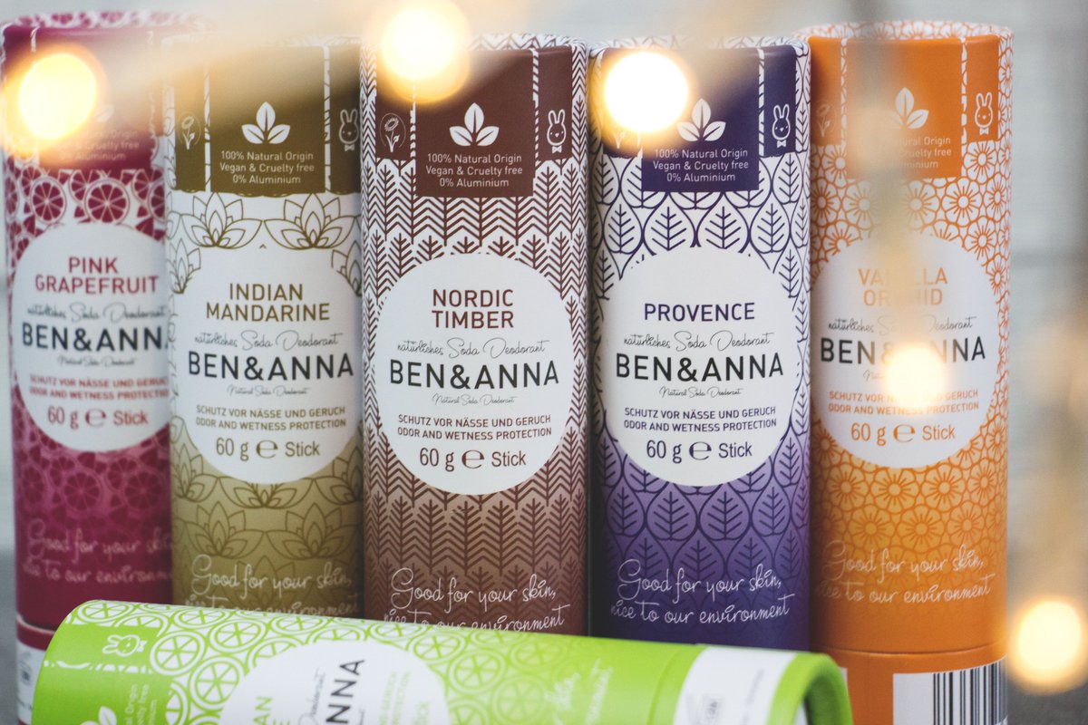 lifestyle_org's tweet photo. Ben &amp; Anna Natural Soda Deodorants

These beautifully scented deo-sticks.
Available in 6 scents. They are easy to use, protect against sweat and body odor WITHOUT nasty chemicals. Their packaging is also environmentally friendly 💚

#NaturalBeauty #Organicskincare #Body2020 https://t.co/6YMwMX1xZn