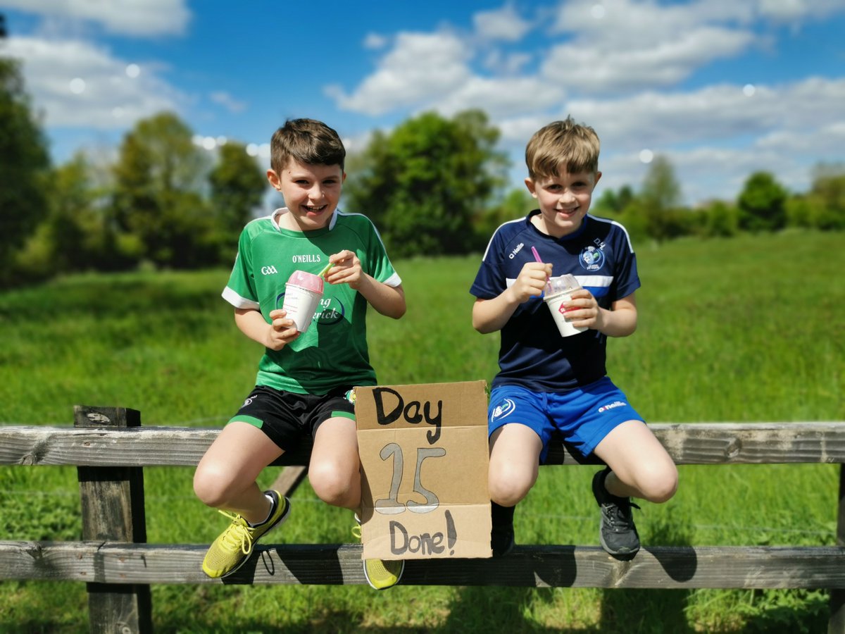 MichaelHorgan's tweet photo. 270km for @Barnardos_IRL done! €1,430 raised. Thank you to everyone that has donated. We really appreciate it.  Donagh &amp; Rían.  
@Paul_OConnell @Limerick_Leader @Live95Limerick 

https://t.co/rHyBzxZrNn

https://t.co/E3iHPoa2Pr https://t.co/ht1EITx15o