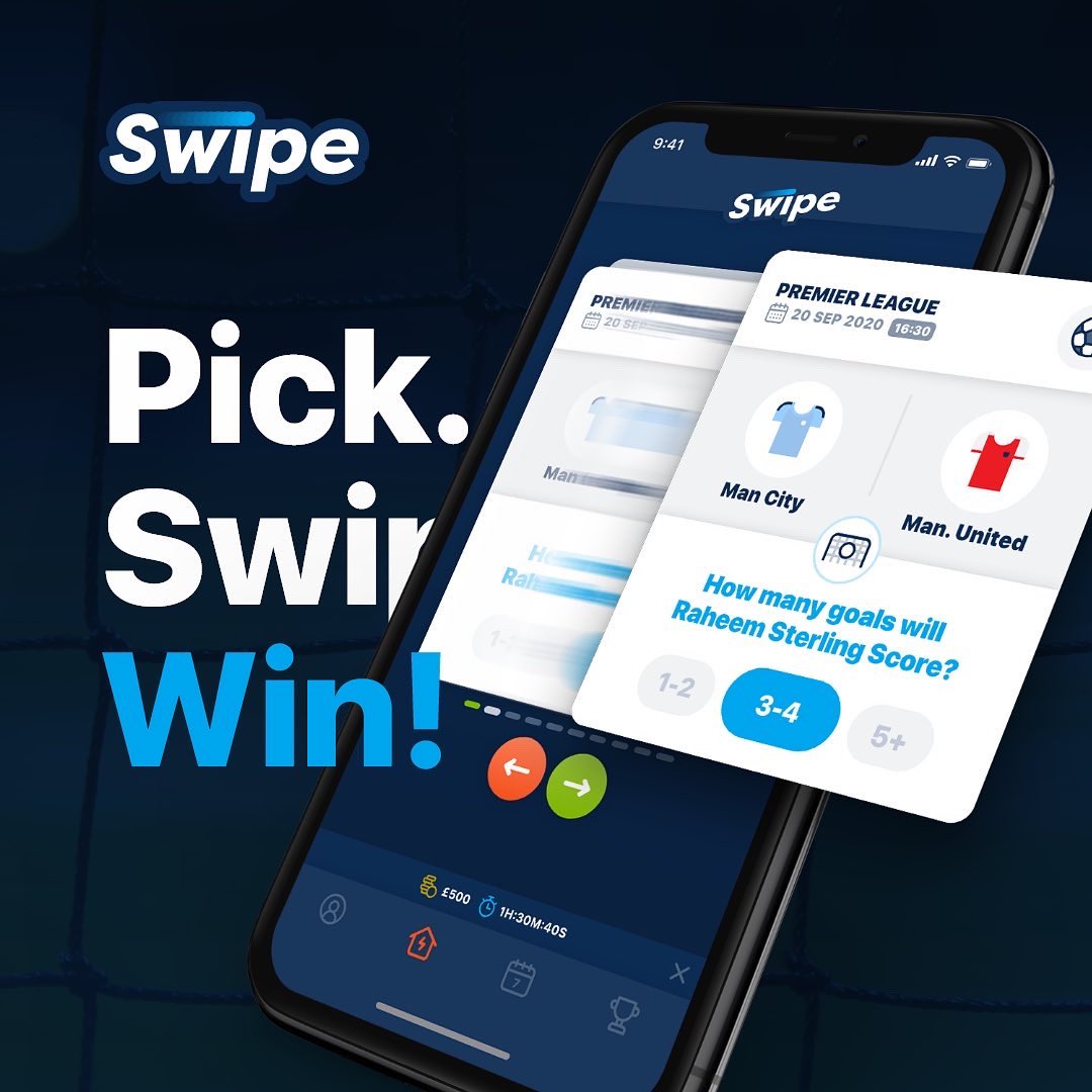 Swipe tweet media
