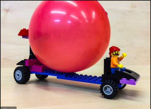 balloon powered lego car