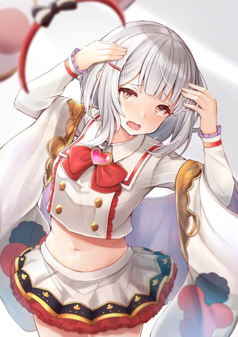 #グラブル
ネズ耳を取り上げられちゃうビカラちゃん描きました! 