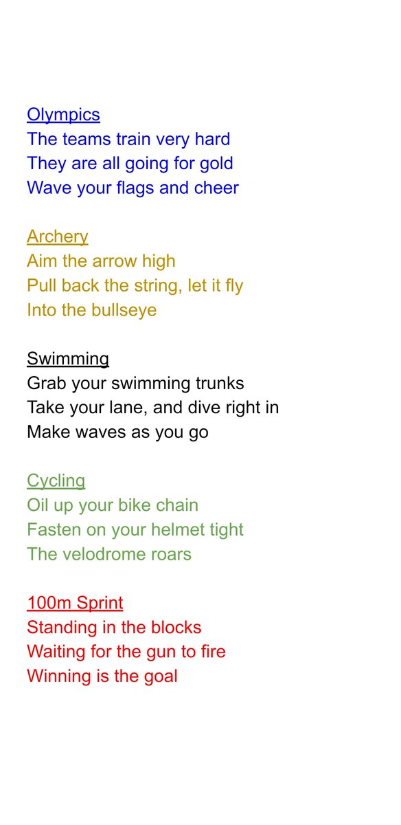 We have enjoyed writing some olympic Hikus this morning @class_6f