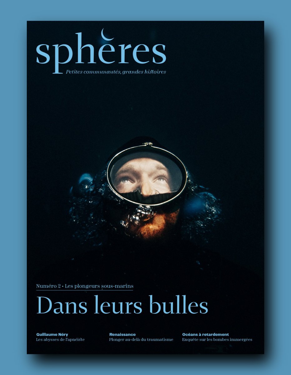 Après 5 mois de travail à explorer l'univers des plongeurs sous-marins, nous sortons le second numéro de @MagazineSpheres. Disponible en prévente dès maintenant juste ici : bit.ly/3chT8YZ
Embarquez avec nous dans les profondeurs !🌊🌊