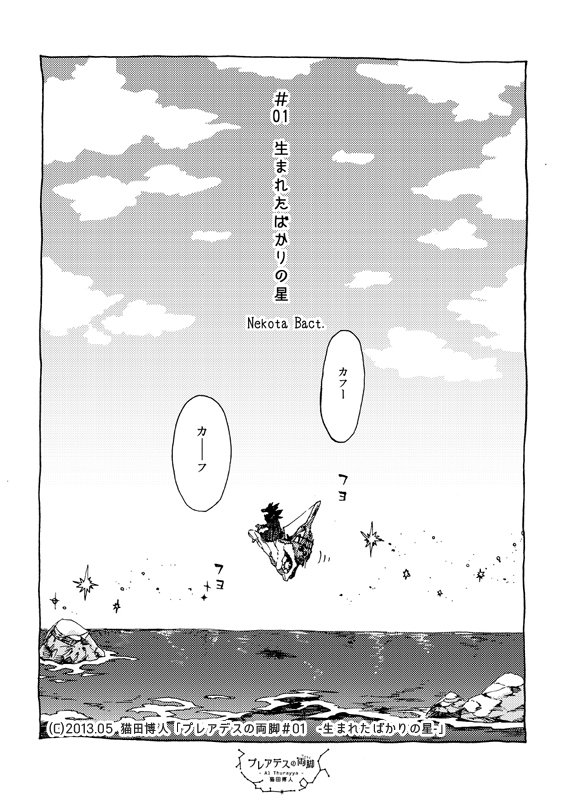 [創作] 猫少年とドラゴンが喋る岩と出会うマンガ(一話目)① #プレアデスの両脚 