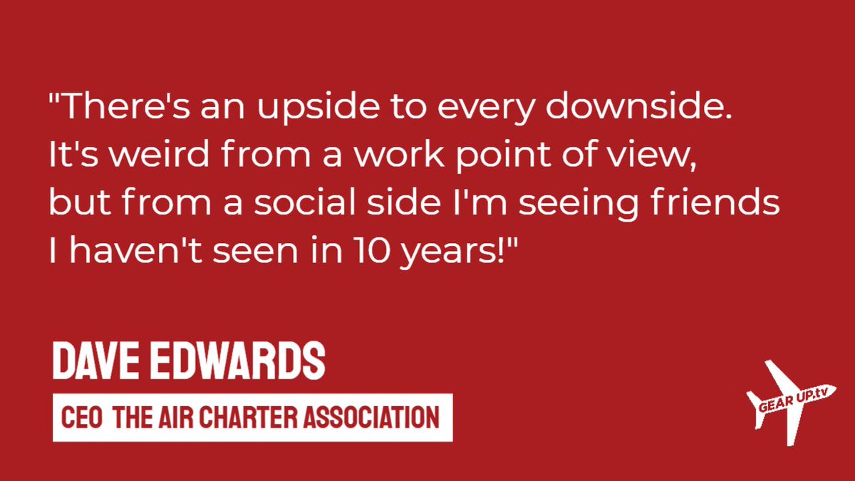 GearuptvLizm's tweet photo. ICYMI

Liz talks to Dave Edwards CEO of @theaircharter about the upsides and the downsides of Covid-19. #GearUPTVSocial #Covideo19 #Covid19 #BusinessAviation #BizAv https://t.co/uHQDJgqZq1 https://t.co/vcQKzokWOB