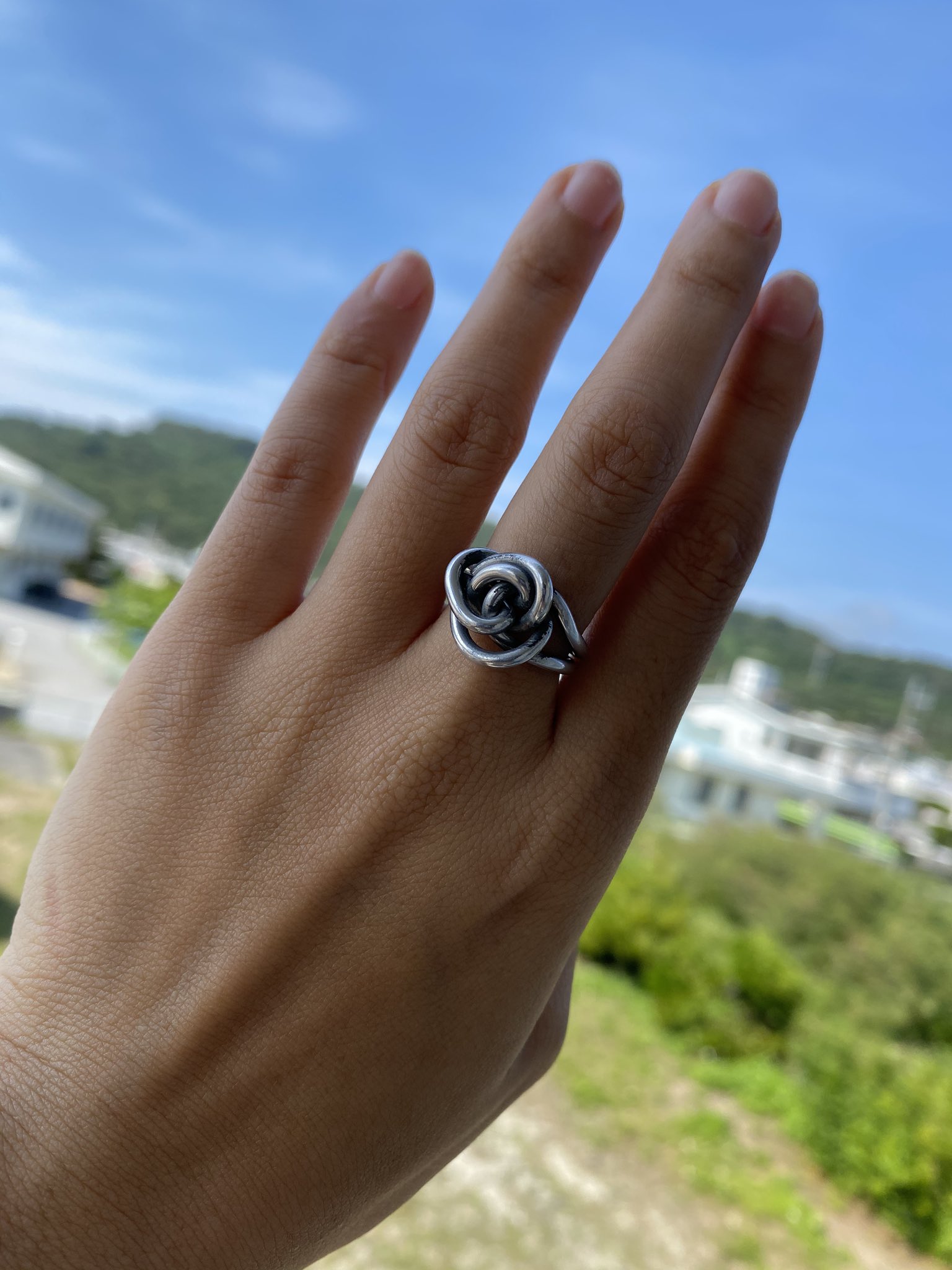 【金細工またよし】 結び指輪 Unisex＞金細工またよし / 結びリング（小）（リング）｜fennica