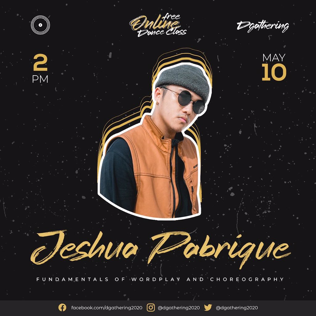 Dgathering2020's tweet image. We're taking our online dance classes to another level! Free your schedules this weekend as @keyceevelez and @brsfm_jeshie share their knowledge and skills to us. 🔥💯

Don't miss out! See you! 🤩

#onlinedanceclass
#dgathering2020
 
Artwork by: @thomnikolai