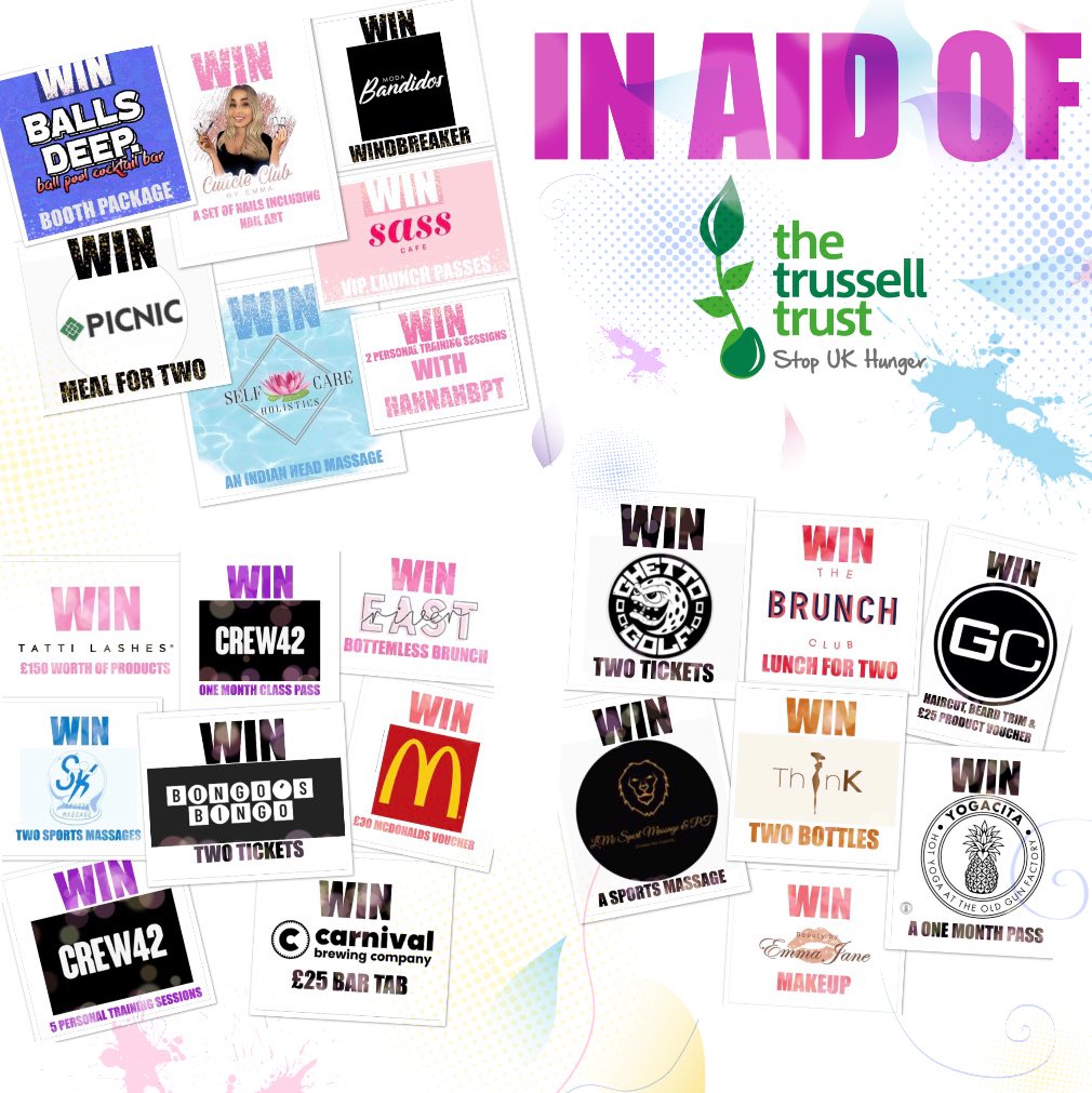 𝗗𝗢𝗡𝗔𝗧𝗘 £𝟱 (or a multiple of 5 to be entered more than once) to @TrussellTrust via the link in our bio.. 
leave your name &amp; you could 𝗪𝗜𝗡 one or three incredible 𝗣𝗥𝗜𝗭𝗘 𝗣𝗔𝗖𝗞𝗔𝗚𝗘𝗦! 🤩
#teamtrussell #liverpool #Competition
