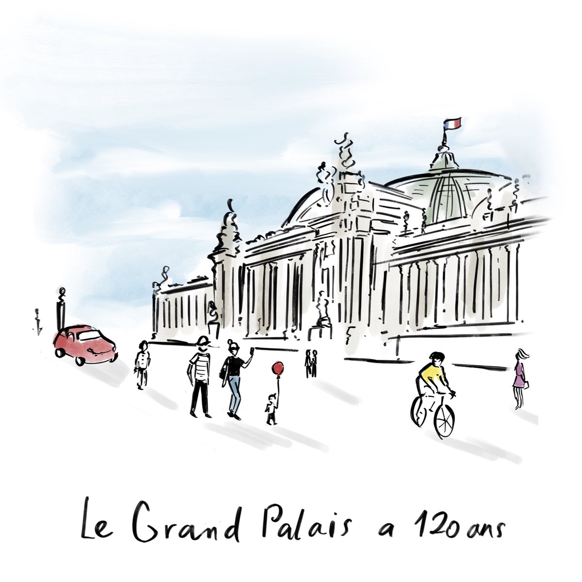 Le Grand Palais fête aujourd’hui ses 120 ans 🎈🎂 Le 5 mai 1900, nous ouvrions les portes au grand public à l’occasion de l’Exposition Universelle à Paris et dévoilions la plus grande verrière d’Europe qui continue à nous émerveiller ! On a hâte de vous y retrouver bientôt 🥰