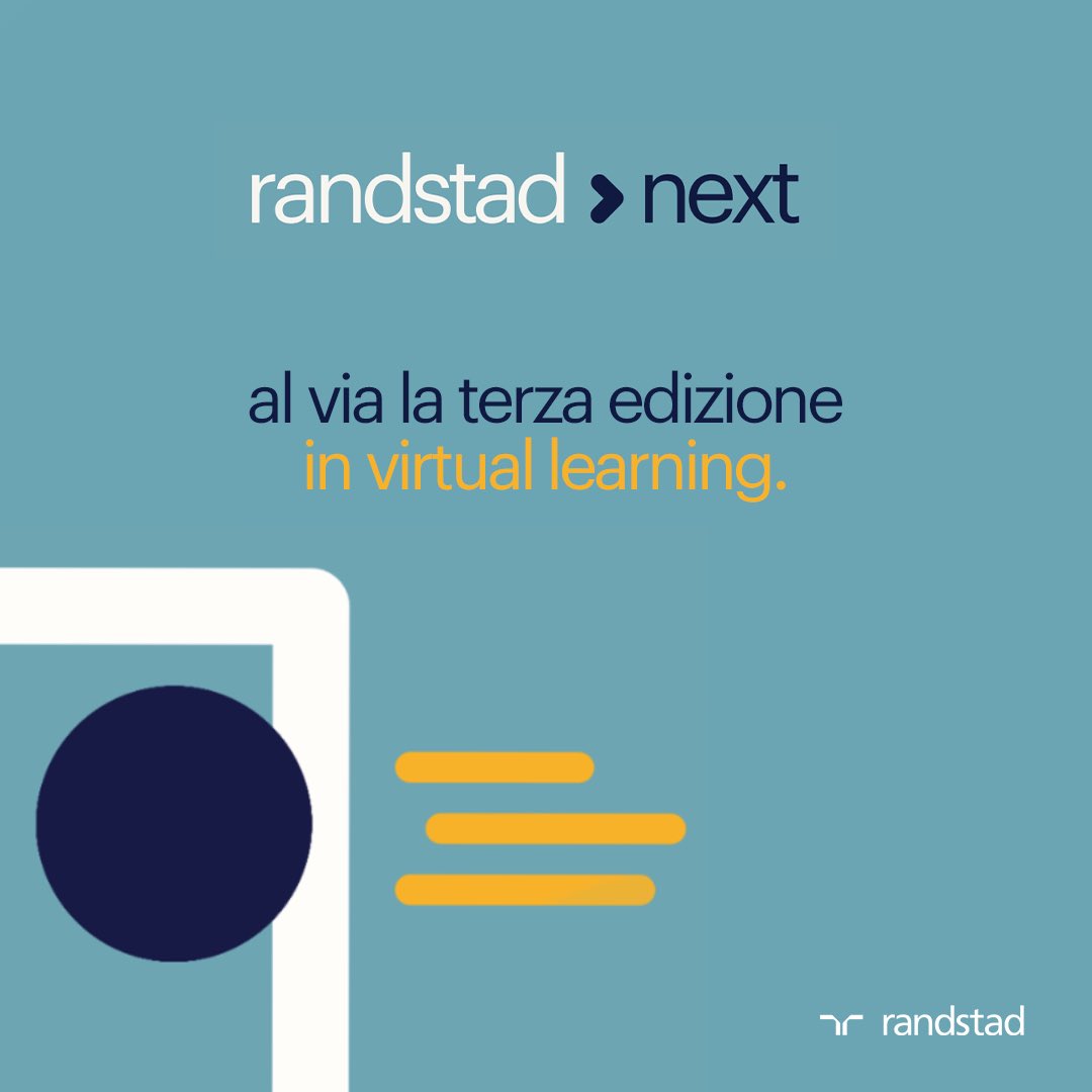 JackSintini's tweet photo. Riparte #randstadnext 👊🏻
Per sportivi, ex sportivi e arbitri in cerca di una nuova sfida professionale...da vincere 🏆
Nuovo, versione 3.0:
👉🏻 100% digitale 📱
👉🏻 one to one 👥
👉🏻 super flessibile 🗓
Info: https://t.co/1zzse7tD2q https://t.co/4kJtzZINIj