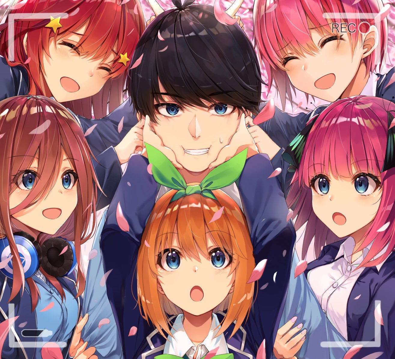 黑 Kuro 五つ子ちゃん誕生日おめでとう これからもいっぱい描いていきたい 気づくの遅れて昔絵ばかりで申し訳ない D 五等分の花嫁 中野家五つ子誕生日 T Co Rvsszxnklf Twitter