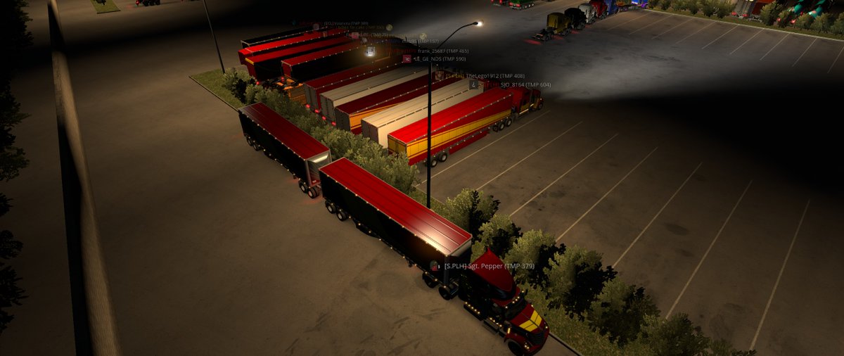 AustinPhoenix8's tweet photo. #SPLH Turned out in good numbers again at the @TruckersMP #TMP6 ATS Convoy. Another Fantastic Community Event! #BestCommunityEver https://t.co/gMKYxMFL6y