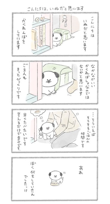 こんにちは、いぬだと思います
#こんにちはいぬ 