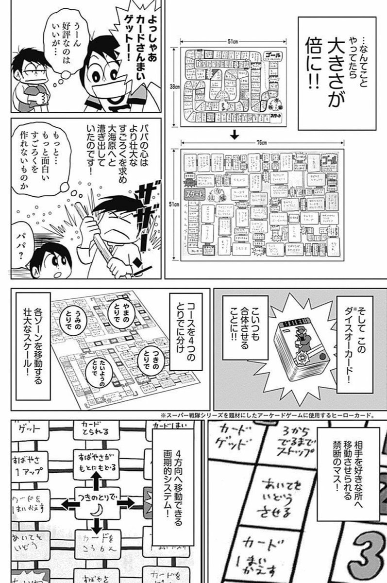 【おうちでコアソビー】
漫画家が本気出してすごろく作ったら倍々ゲームでデカくなっていった話(1/2) 