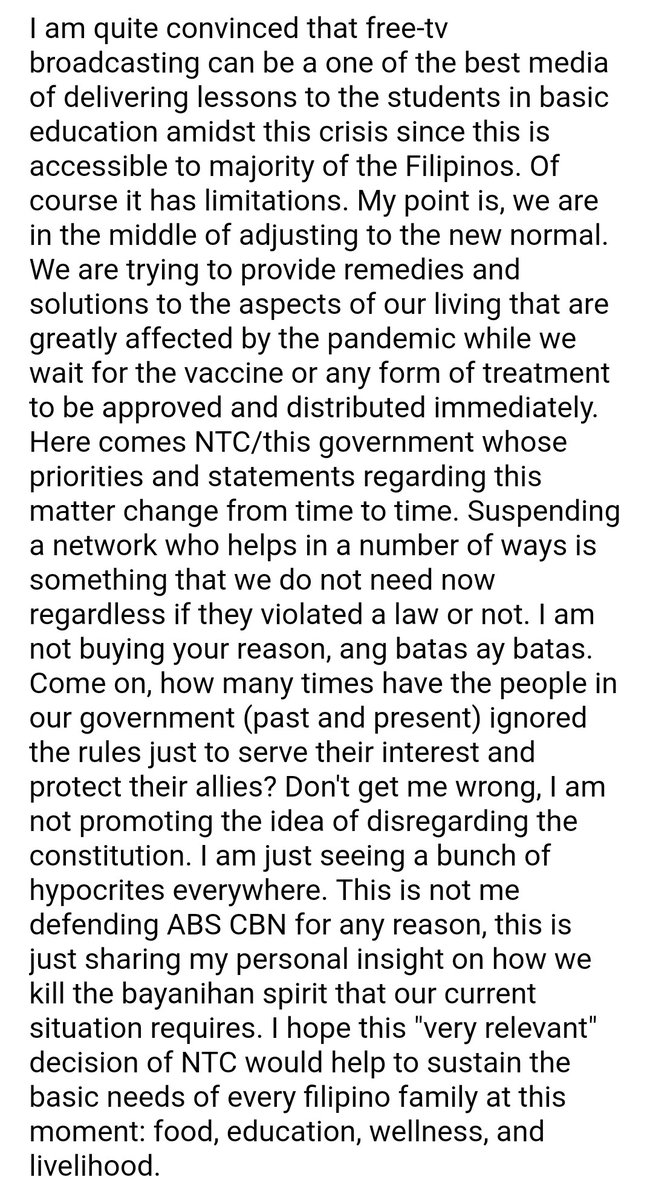 titsermarvin's tweet photo. #NoToABSCBNShutDown 
I may be wrong but this is what my mind says rn. https://t.co/K9NnT7xRlx