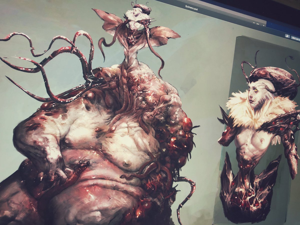 AlchemistProje3's tweet photo. #chimera Matriz #conceptart https://t.co/hJDSaGECqA