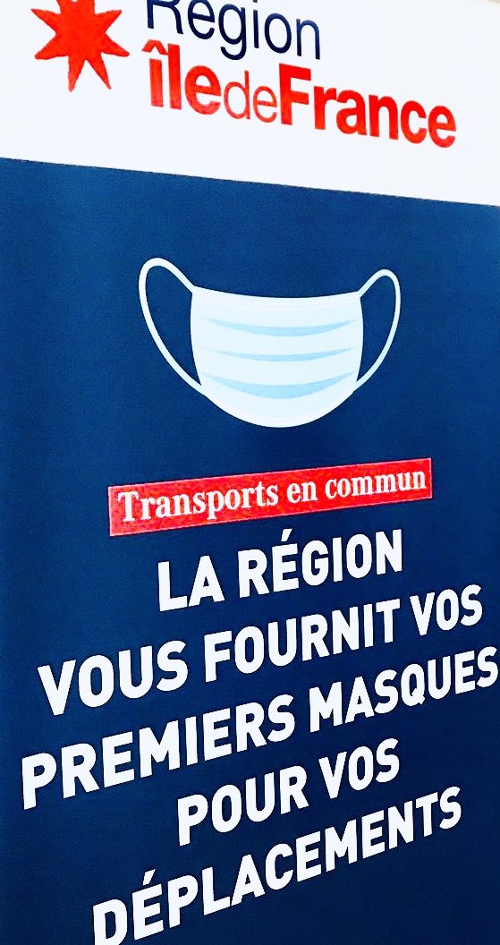 frank_cecco's tweet photo. Re-belote ce matin 20.000 masques distribués aux franciliens #garedelest. Encore un grand merci aux équipes de @ConnectGares et de @prefpolice pour leur aide active! #IDFSolidariteCovid https://t.co/vqbEfFpbGc