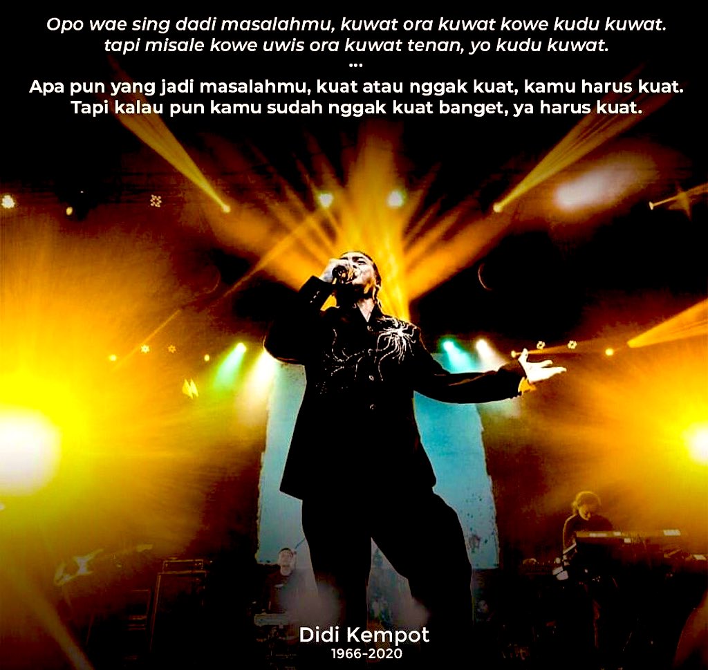 Slmt jln pak dhe, rest in love legend, Didi “The Godfather” Kempot 😭😭😭😭#SobatAmbyarBerduka #didikempot #musik #campursari