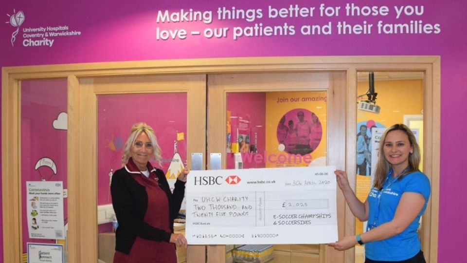 esoccerchamp's tweet photo. 🚨🌈 THANK YOU TO EVERYONE WHO HELPED US RAISE AND DONATE £2025 TO UHCW CHARITY!! 🌈🚨

We have donated a Cheque of £2025 to the NHS.

The donation has been made to @nhsuhcw.

See our upcoming online FIFA tournaments on our Brand New website https://t.co/kSCHqqmBha 🎮 https://t.co/Dct9pw1pZm