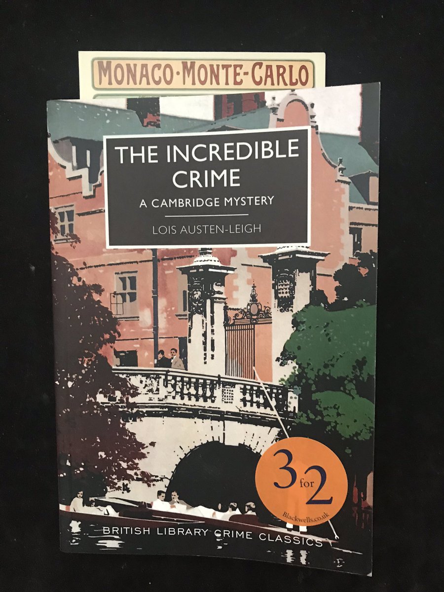 8. Lois Austen-Leigh - The Incredible CrimeOne of the most remarkable novels I’ve read in a long time: a strange combination of a golden age detective novel and Northanger Abbey, written by a descendant of Jane Austen. An absolute gem from  @BL_Publishing! #pressfuturistreading