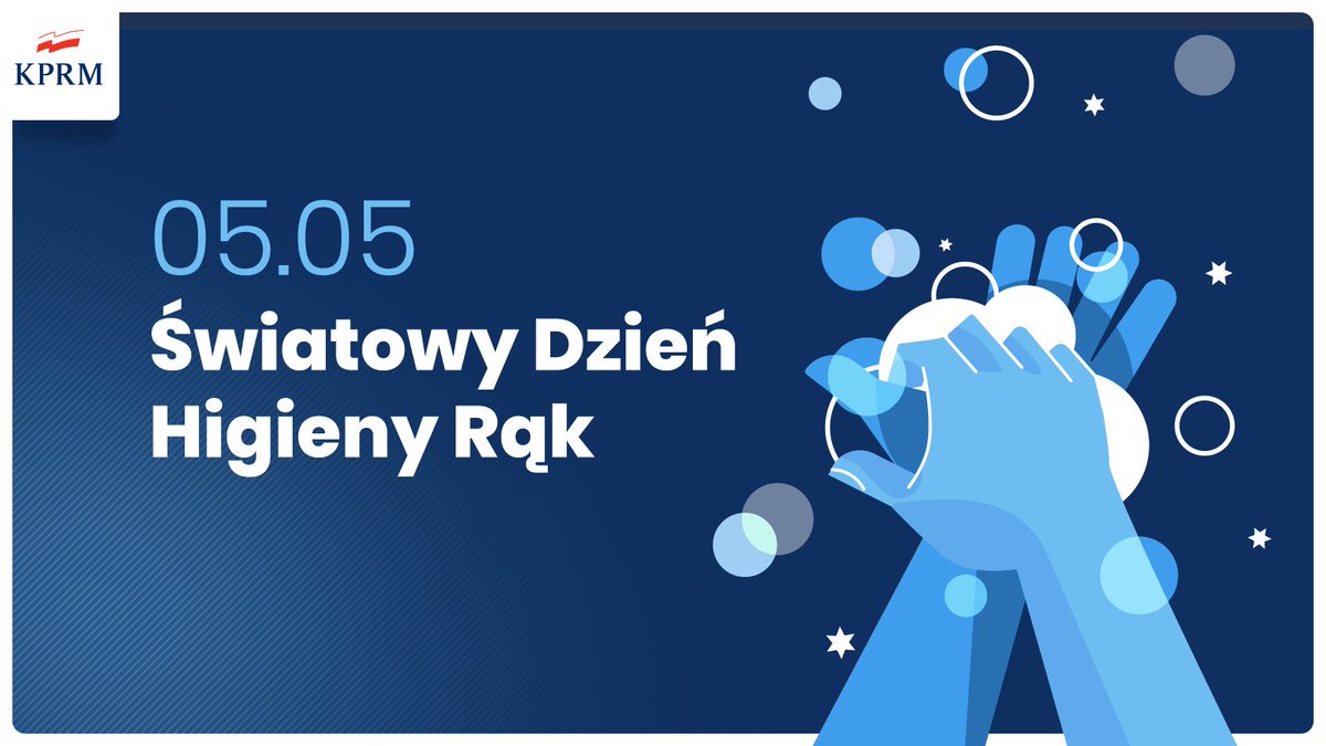 PremierRP's tweet photo. 📅 Dzisiaj obchodzimy Światowy Dzień Higieny Rąk zainicjowany przez @WHO. Dbajmy o właściwą dezynfekcję rąk zwłaszcza w czasie epidemii #koronawirus. 

Zobacz, jak skutecznie myć ręce ➡️ https://t.co/XDY2k8P34e https://t.co/A31py112Ak