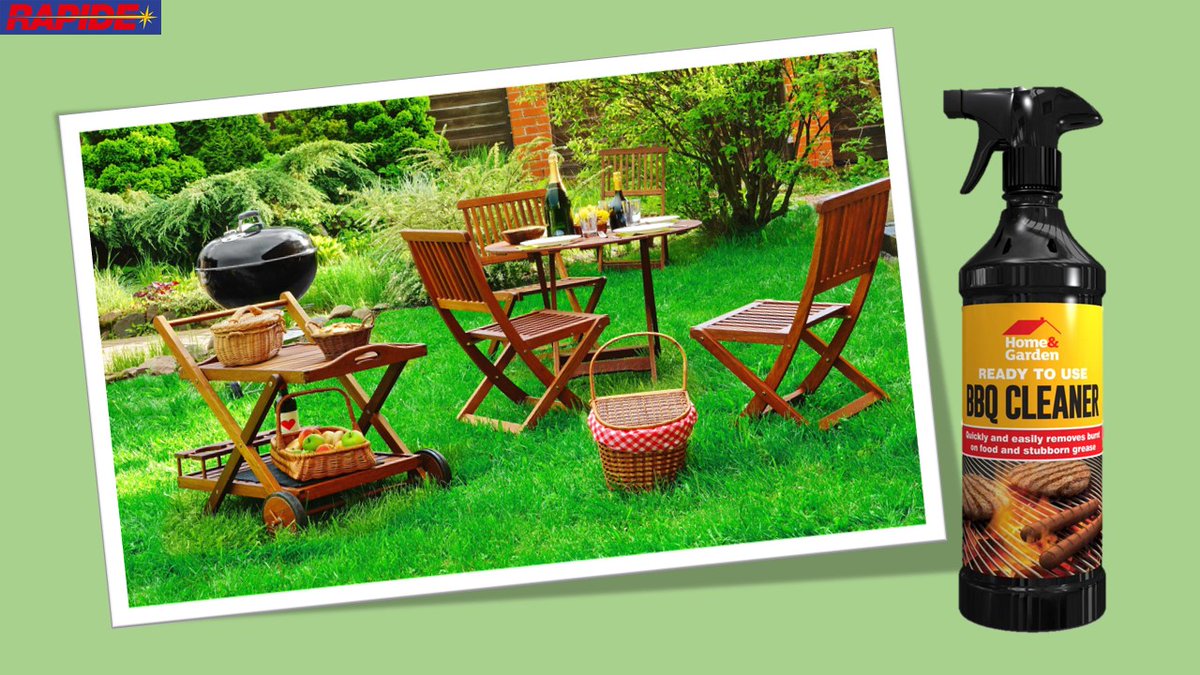 RapideProducts's tweet photo. ☀️Home &amp; Garden BBQ Cleaner - Available to buy with our online retailers and in stores nationwide !! ☀️

-
-
-
-
-
#BBQ #summertime #StayHome #RapideProductsLtd #BankHolidayWeekend https://t.co/ywJirythhv