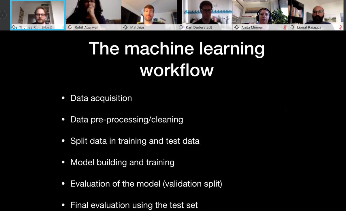 DuderstadtLab's tweet photo. Today, the lab satisfied the inner #nerd w/ #MachineLearning intro @ThomasRetzer94, followed by local R5 seminar series - Remote Replication, Repair, Recombination &amp; Response to 🧬 damage - where @ScherrMatthias shared his amazing #TIRF🔬 #MCM story🤓
Meetings for today - done! https://t.co/LFsq33rLoh